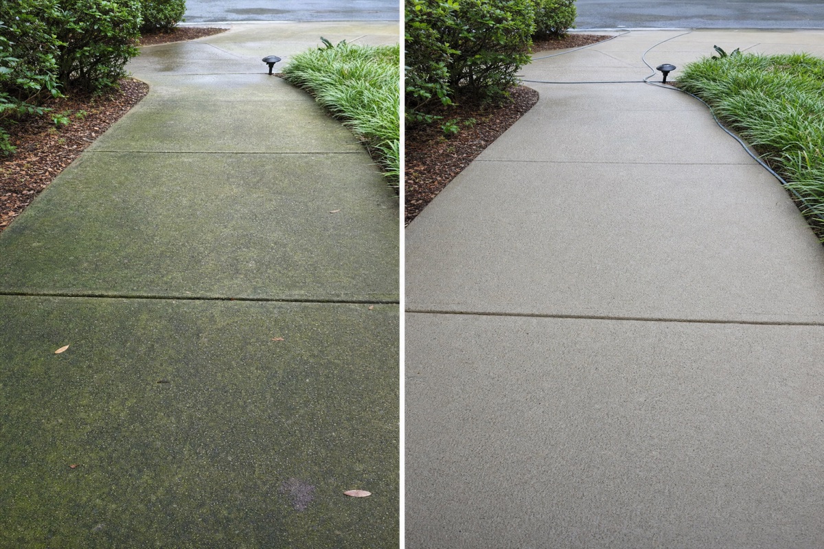 Concrete and sidewalk cleaning Stone Mountain GA